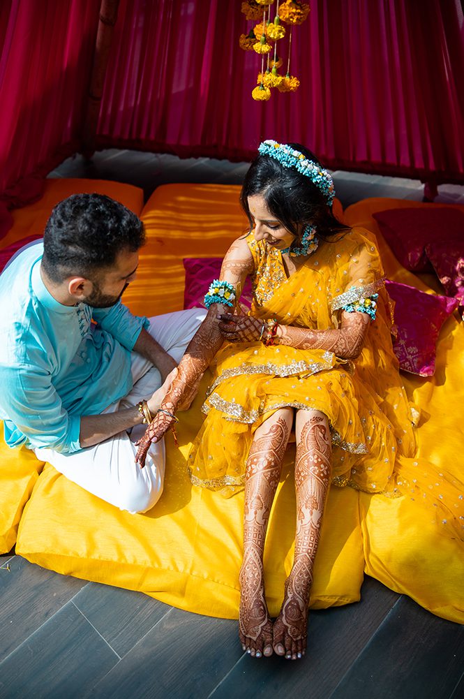 Indian Wedding Photography Destination Wedding India The Fern Hotels Resorts Haldi 6