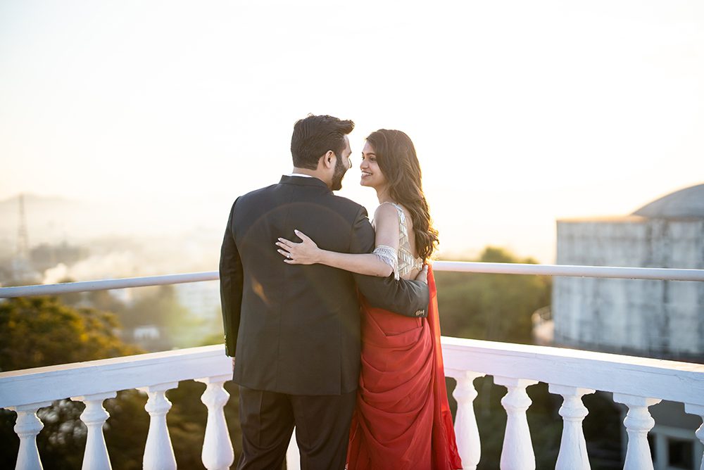 Indian Wedding Photography Destination Wedding Udaipur India Fateh Garh Heritage Resort Couples Portrait 7