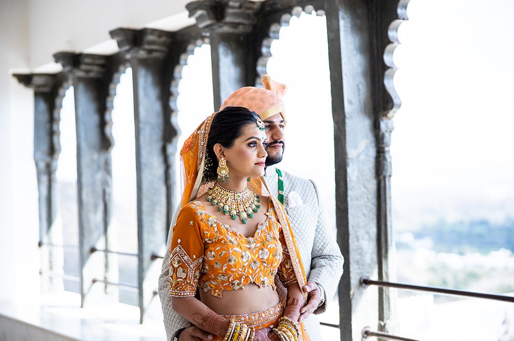 Indian Wedding Photography Destination Wedding Udaipur India Fateh Garh Heritage Resort First Look 5