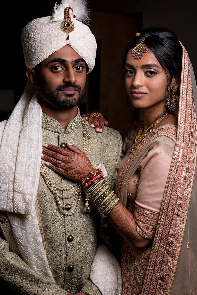 Indian Wedding Photography Destination Wedding United States Groton Massachusetts Couples Portrait
