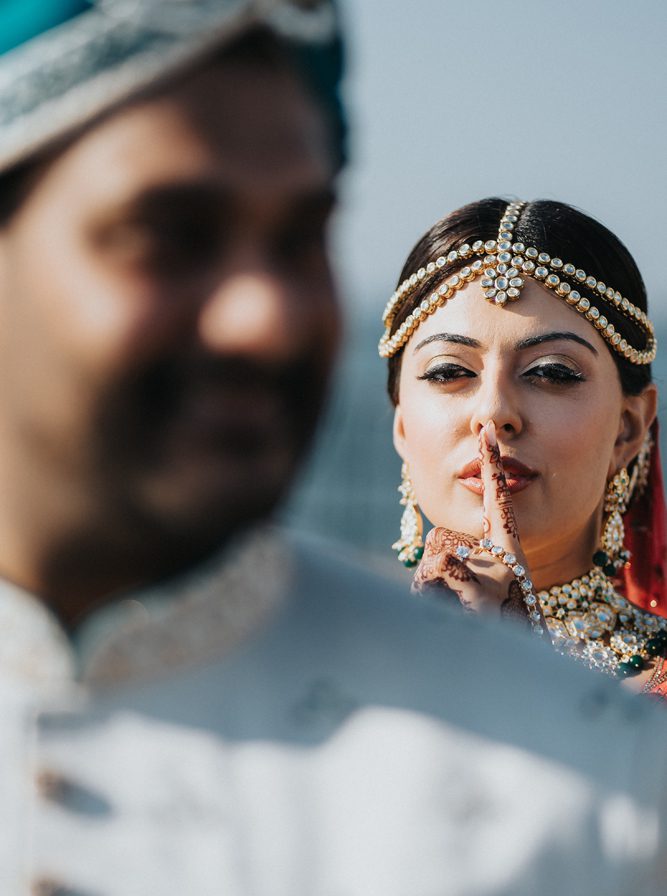 Indian Wedding Photography First Look Boston Ptaufiq Hyatt Regency Jersey City 5