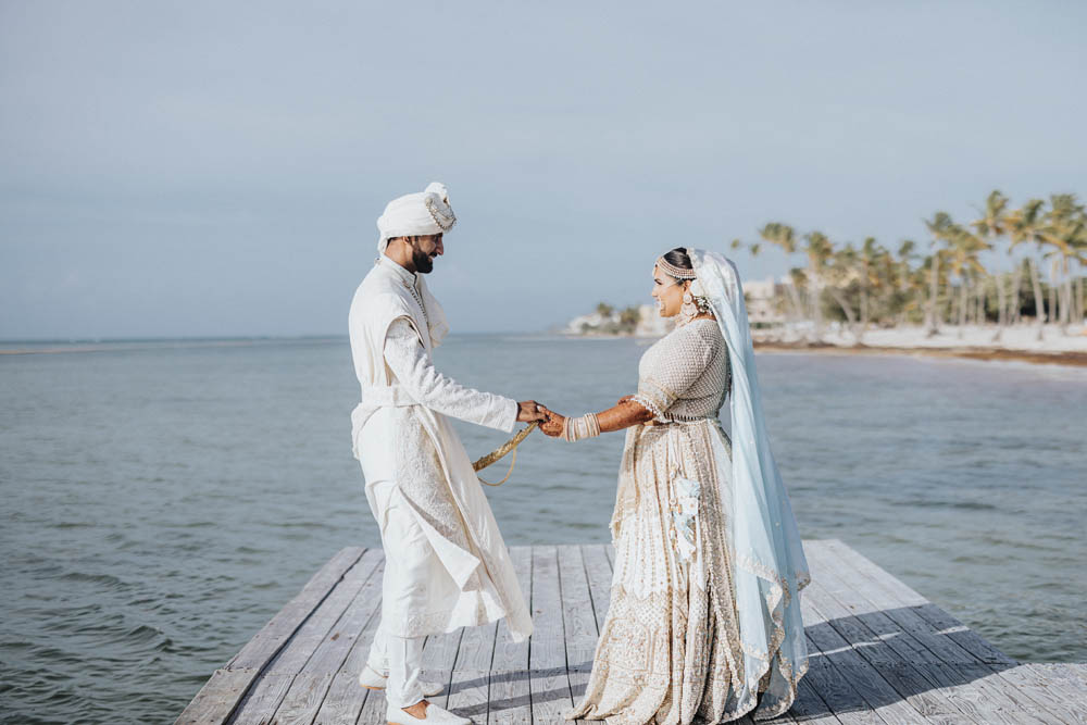 Indian Wedding Photography First Look Boston Ptaufiq Hyatt Zilara Cap Cana 2