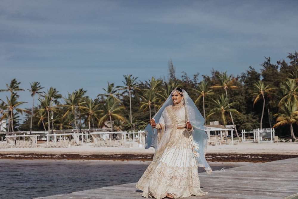Indian Wedding Photography First Look Boston Ptaufiq Hyatt Zilara Cap Cana 3