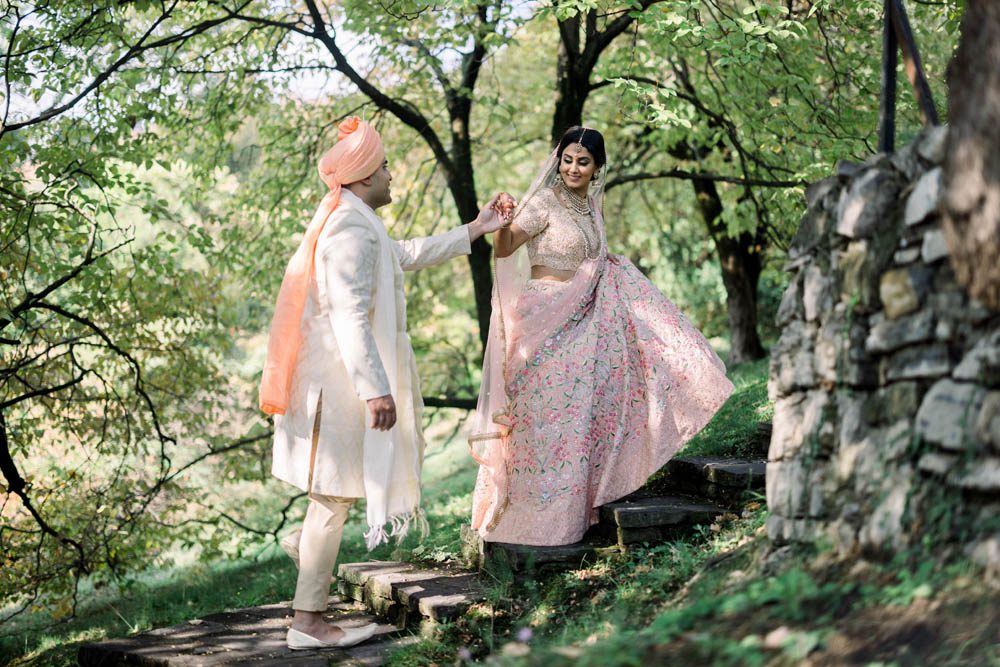 Indian Wedding Photography First Look Ptaufiq Como Italy 1