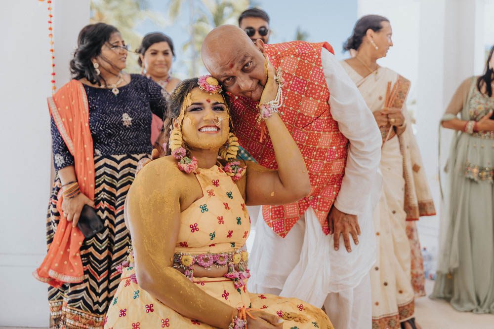 Indian Wedding Photography Haldi Boston Ptaufiq Hyatt Zilara Cap Cana 2