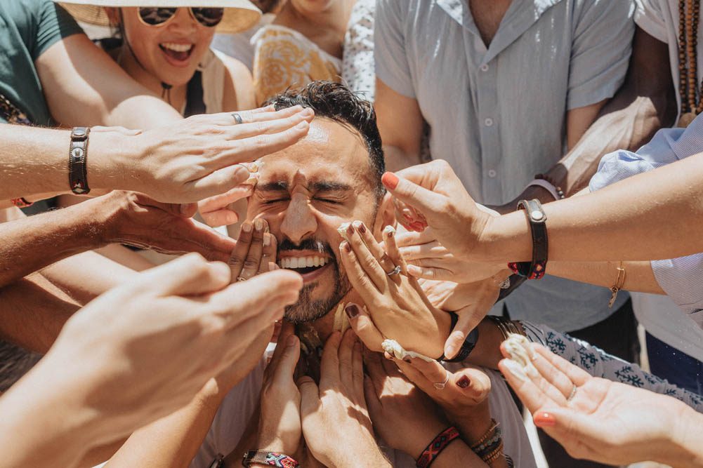 Indian Wedding Photography Haldi Destination Tulum Mexico 1