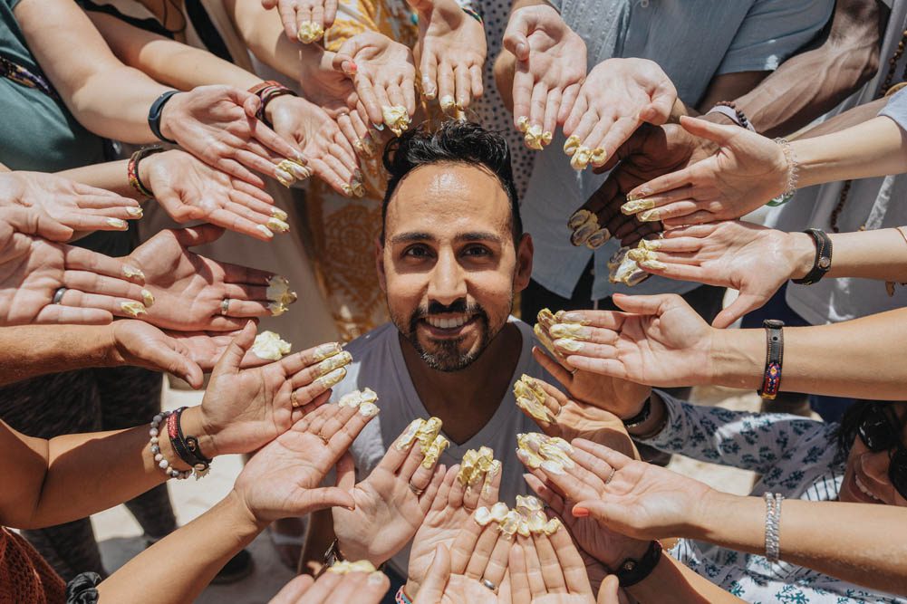 Indian Wedding Photography Haldi Destination Tulum Mexico 2