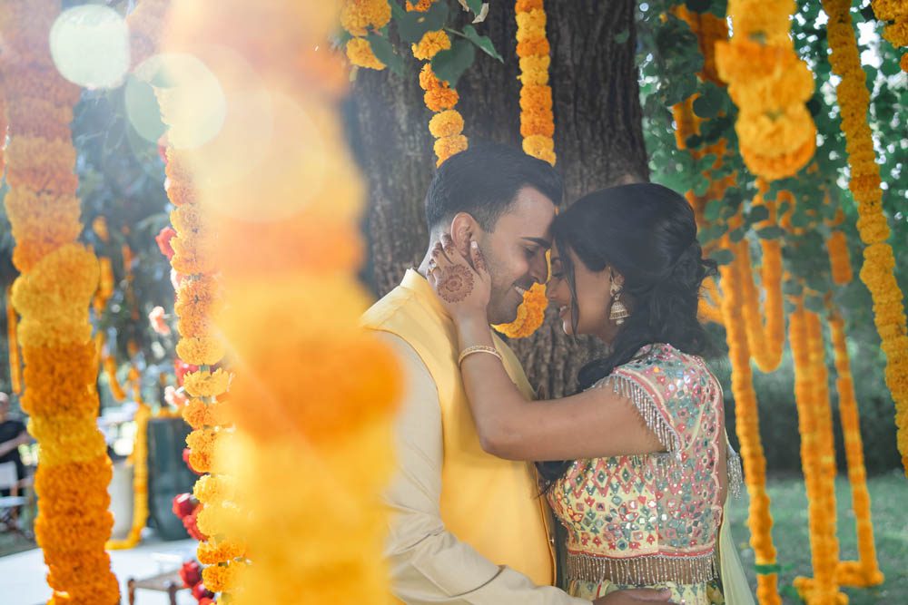 Indian Wedding Photography Haldi Ptaufiq Como Italy 3