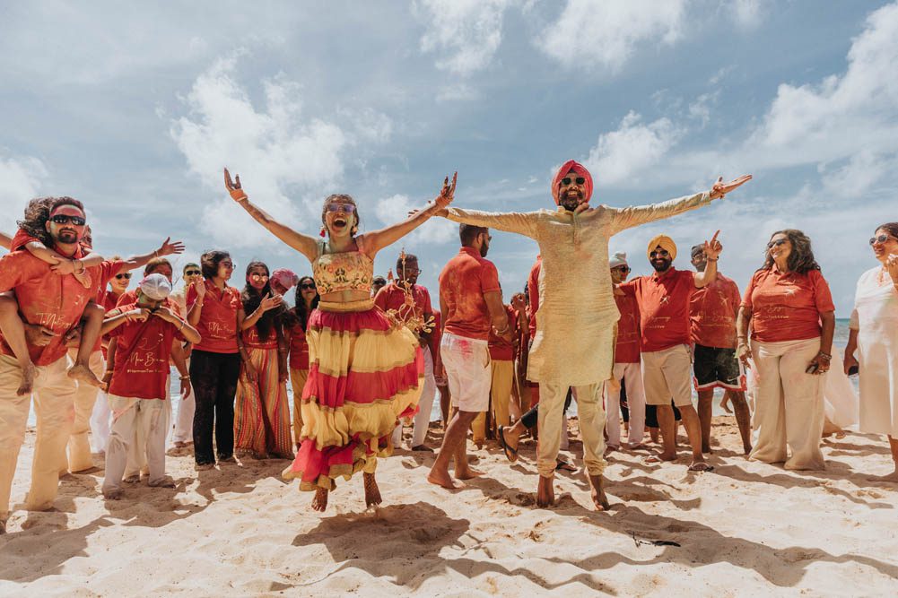 Indian Wedding Photography Haldi Ptaufiq Generations Riviera Maya Cancun 2