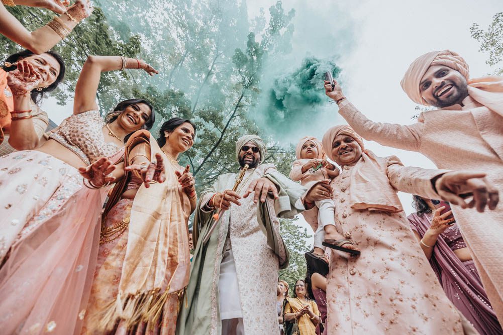 Indian Wedding Photography PTaufiq Boston Marriott Burlington Baraat 5