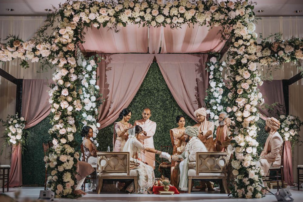 Indian Wedding Photography PTaufiq Boston Marriott Burlington Ceremony 15