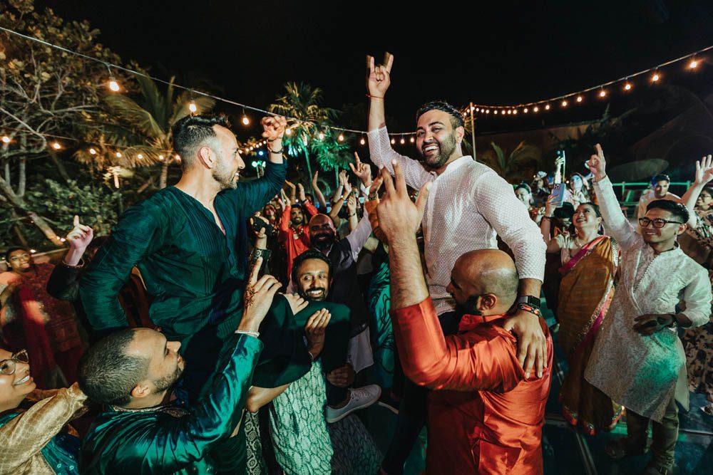 Indian Wedding Photography Sangeet Destination Tulum Mexico 4