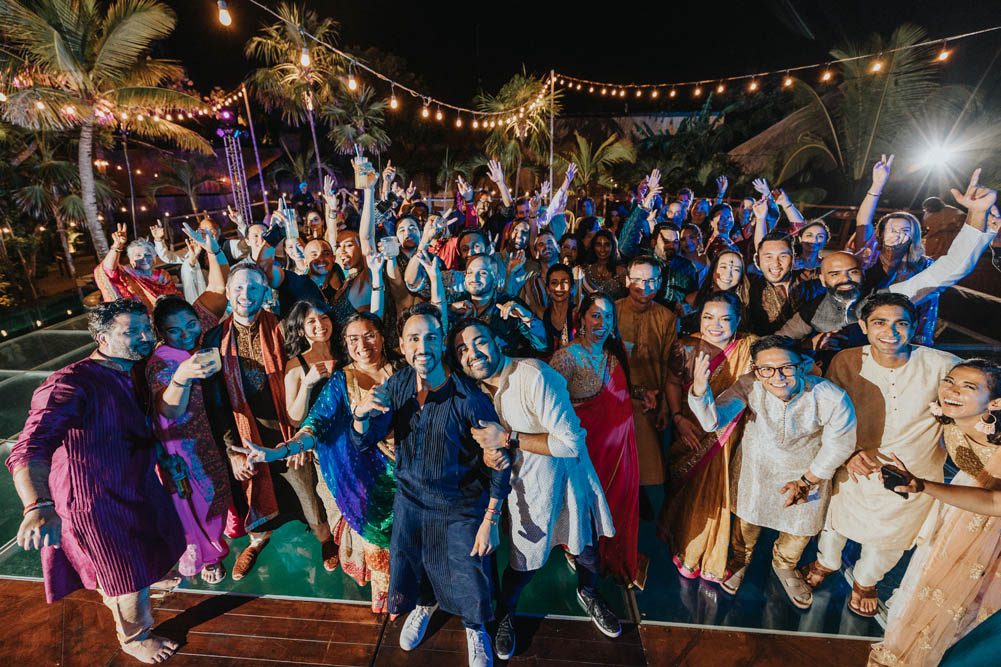 Indian Wedding Photography Sangeet Destination Tulum Mexico 5