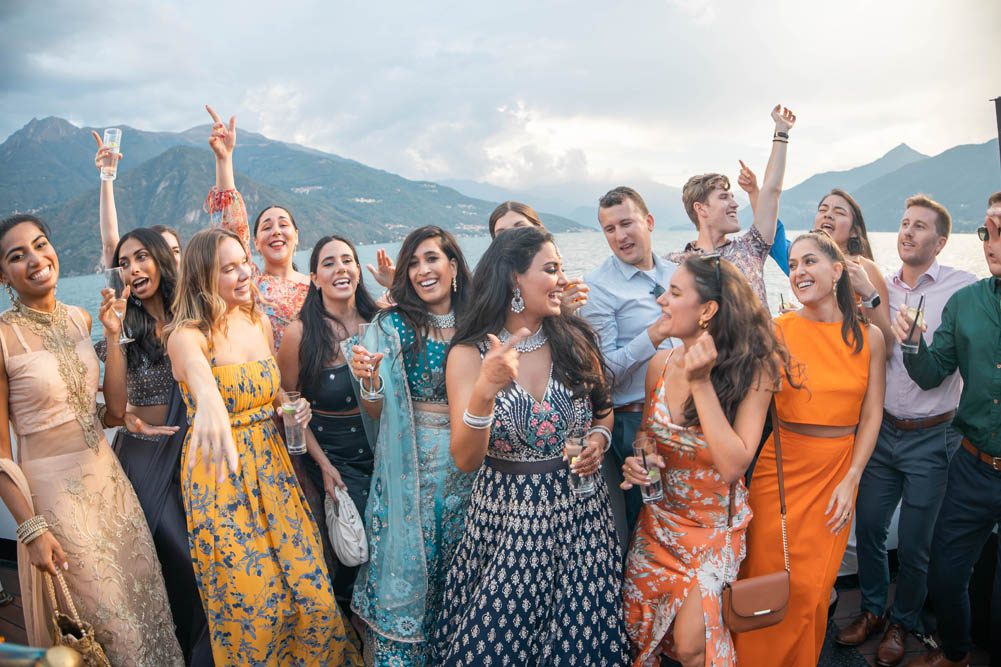 Indian Wedding Photography Sangeet Ptaufiq Como Italy 2