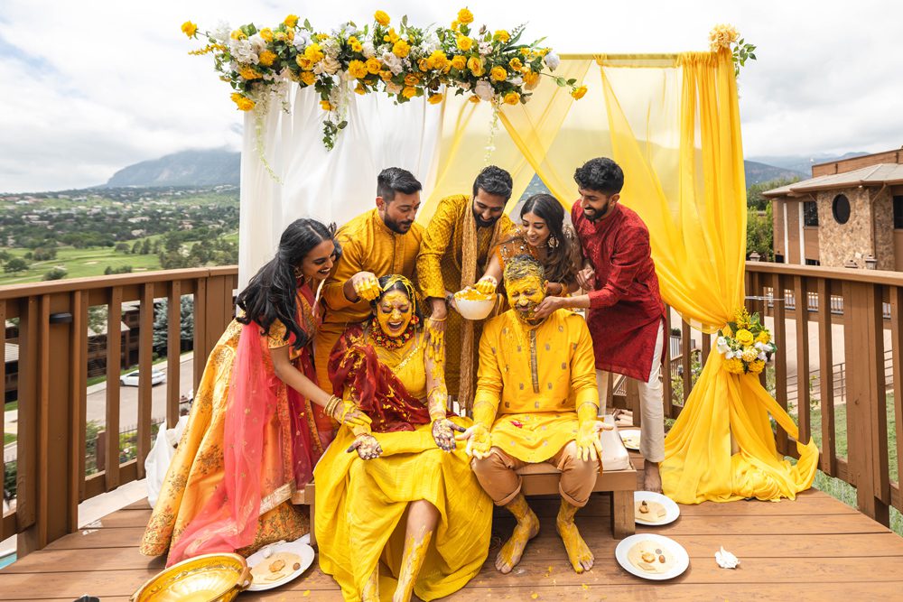 Indian Wedding Pithi Cheyenne Mountain Colorado Springs2