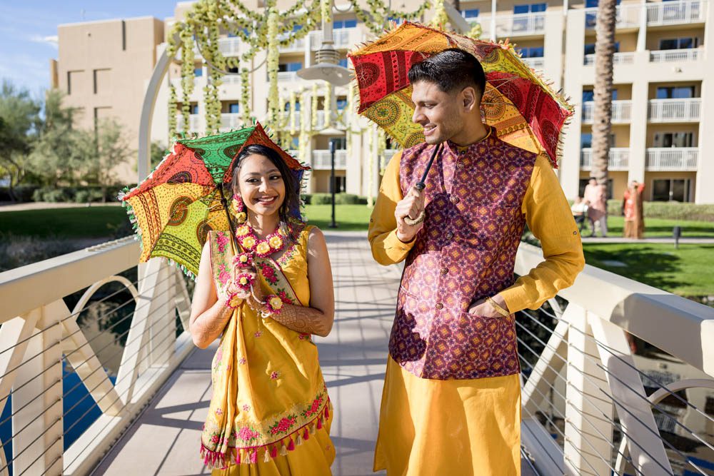 Indian Wedding Pithi JW Marriott Desert Ridge 5