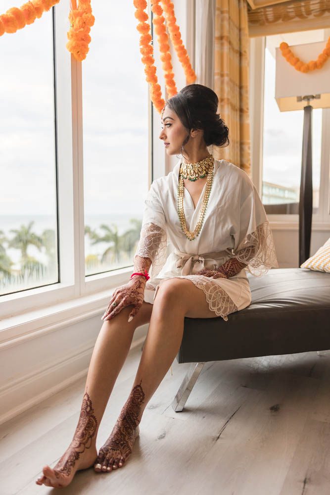 Indian Wedding Preparation The Ritz Carlton Key Biscayne Miami 17