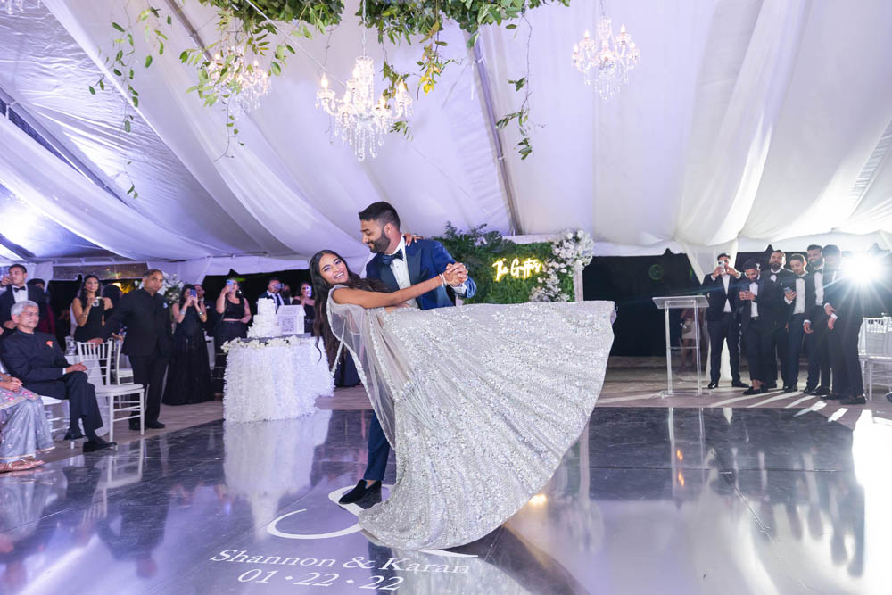 Indian Wedding Reception Turks and Caicos Islands 1