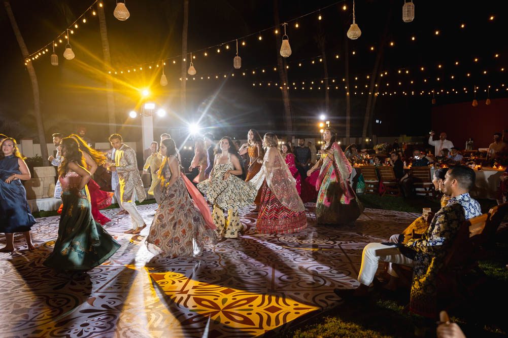 Indian Wedding Sangeet Grand Velas Riviera Maya 3