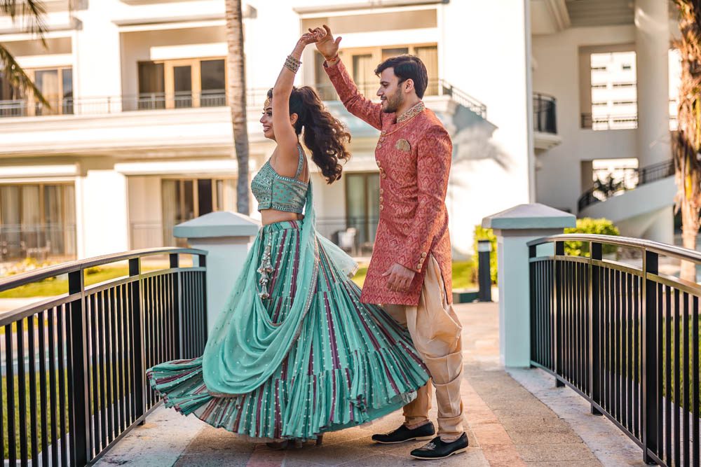 Indian Wedding Sangeet JW Marriott Resort Cancun 8