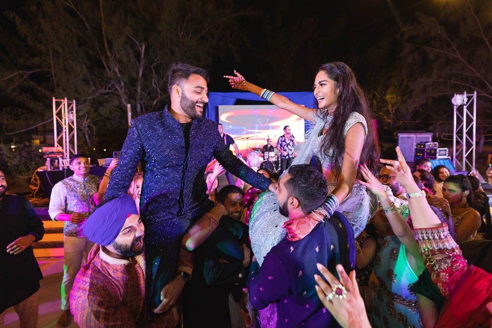 Indian Wedding Sangeet Turks and Caicos Islands 13
