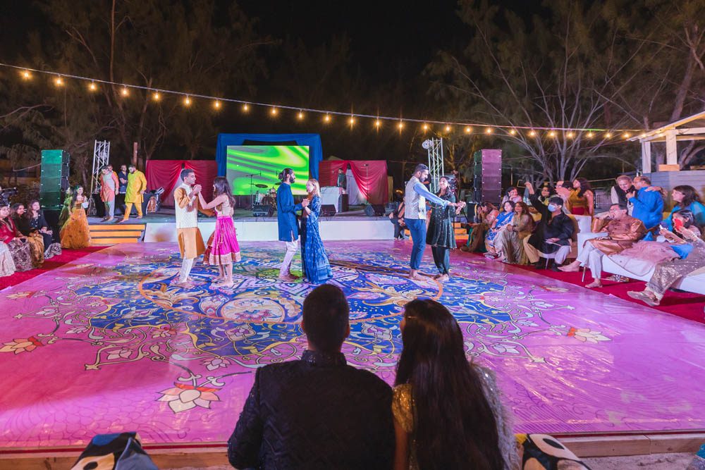 Indian Wedding Sangeet Turks and Caicos Islands 7