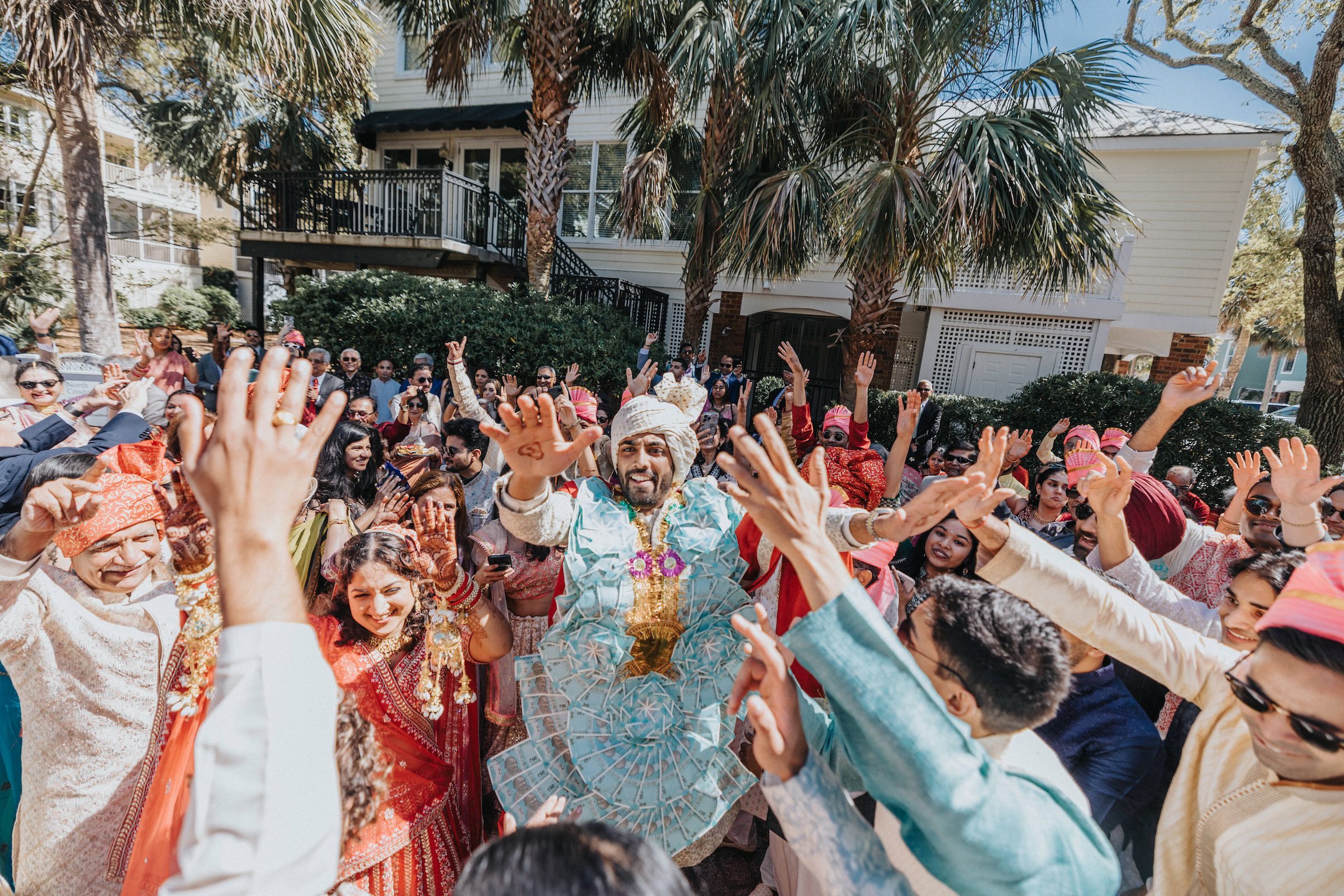 Indian Wedding Wild Dunes Resort Isle of Palms Baraat P.taufiq
