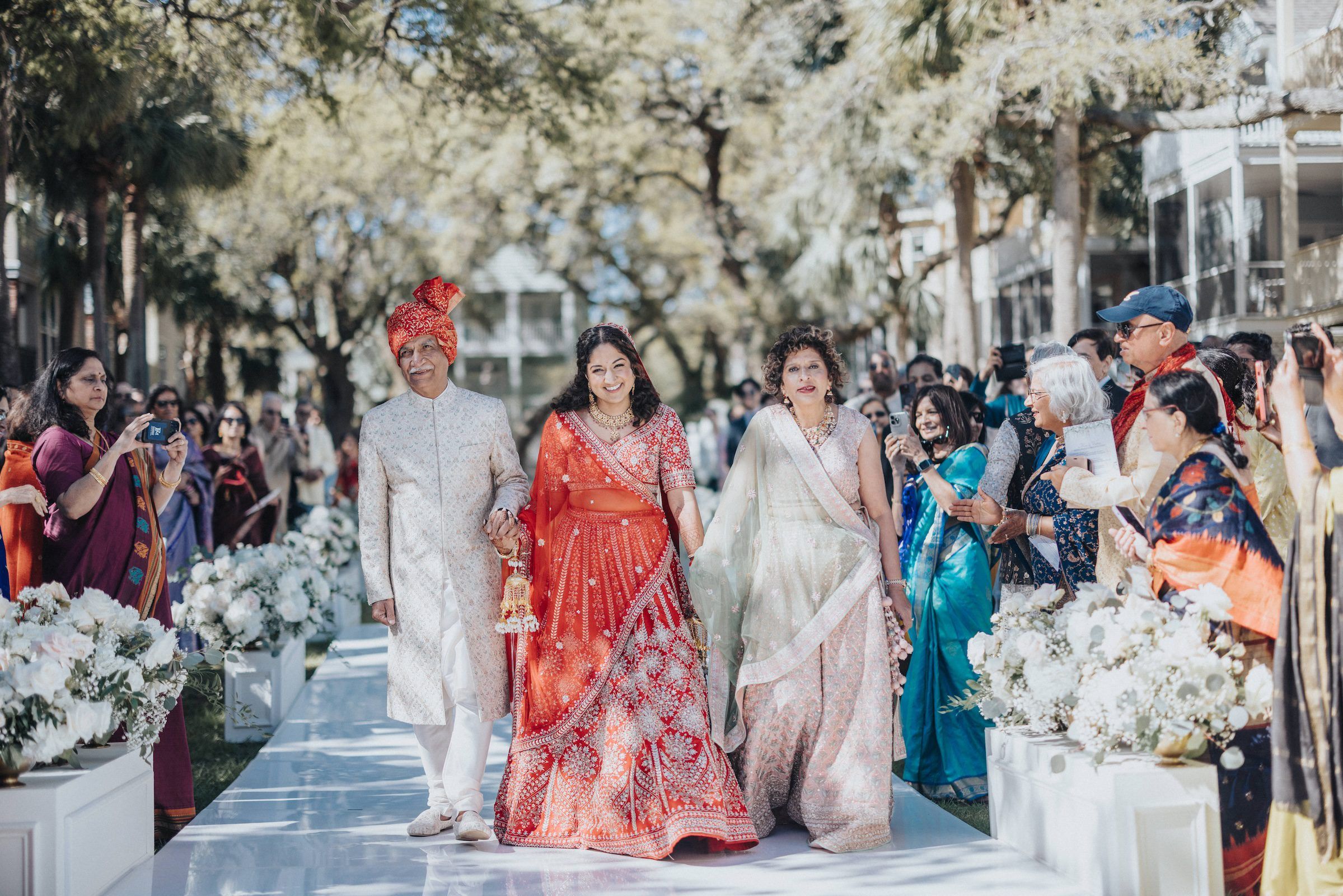 Indian Wedding Wild Dunes Resort Isle of Palms Bride Entry P.taufiq
