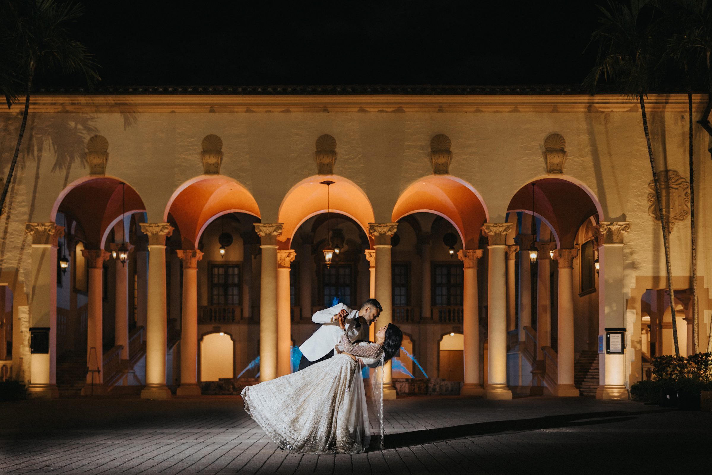 Indian wedding Biltmore Hotel Miami Coral Gable Dance P.Taufiq