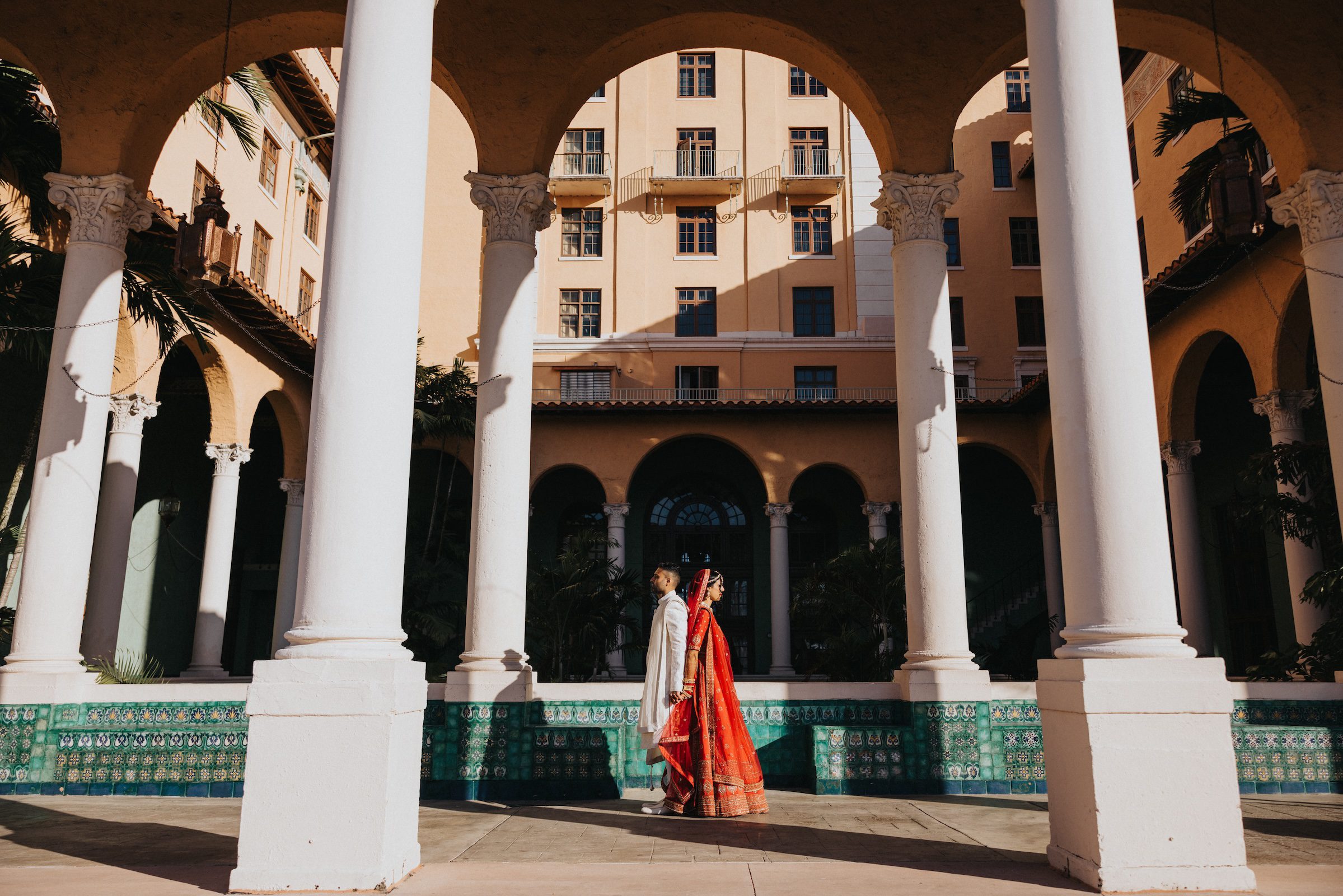 Indian wedding Biltmore Hotel Miami Coral Gable Pre wedding shoot P.Taufiq