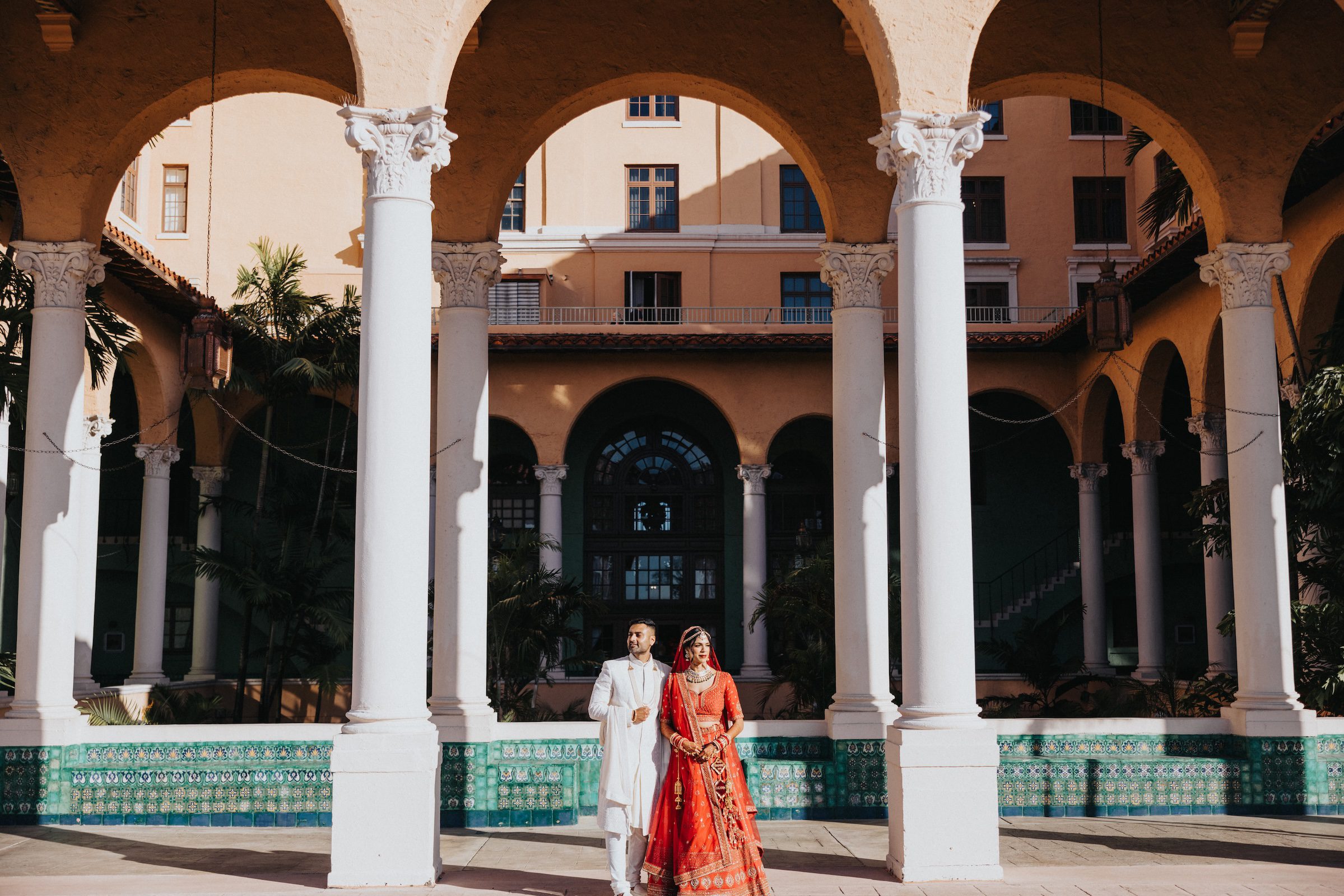 Indian wedding Biltmore Hotel Miami Coral Gable ceremony P.Taufiq