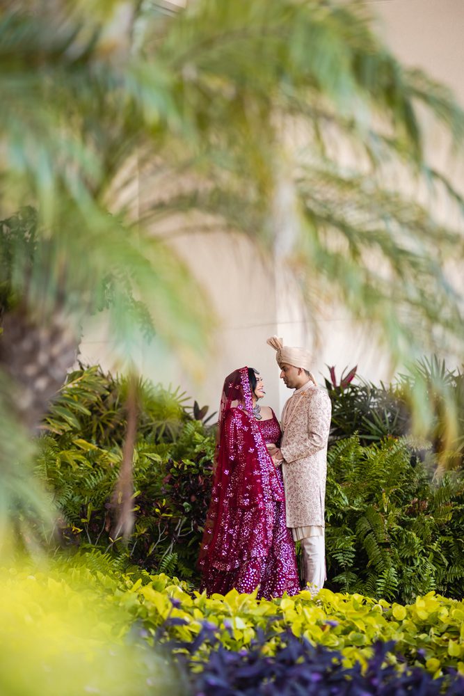 Indian wedding First Look Hilton Daytona Beach Oceanfront Resort 2