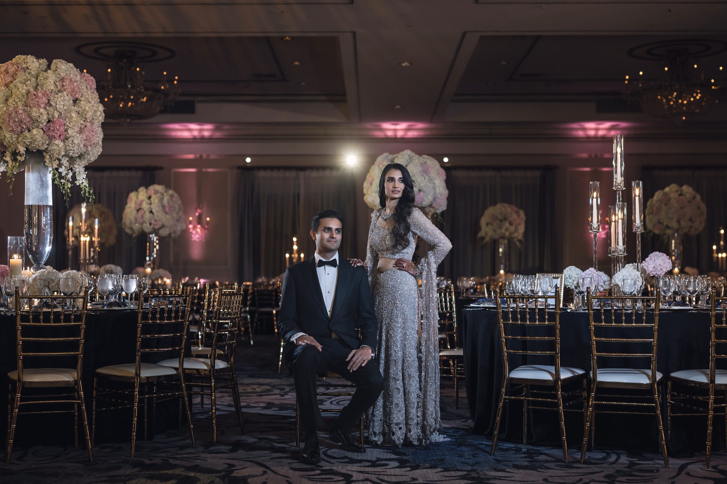 Indian wedding Hilton Pearl River Reception P.taufiq