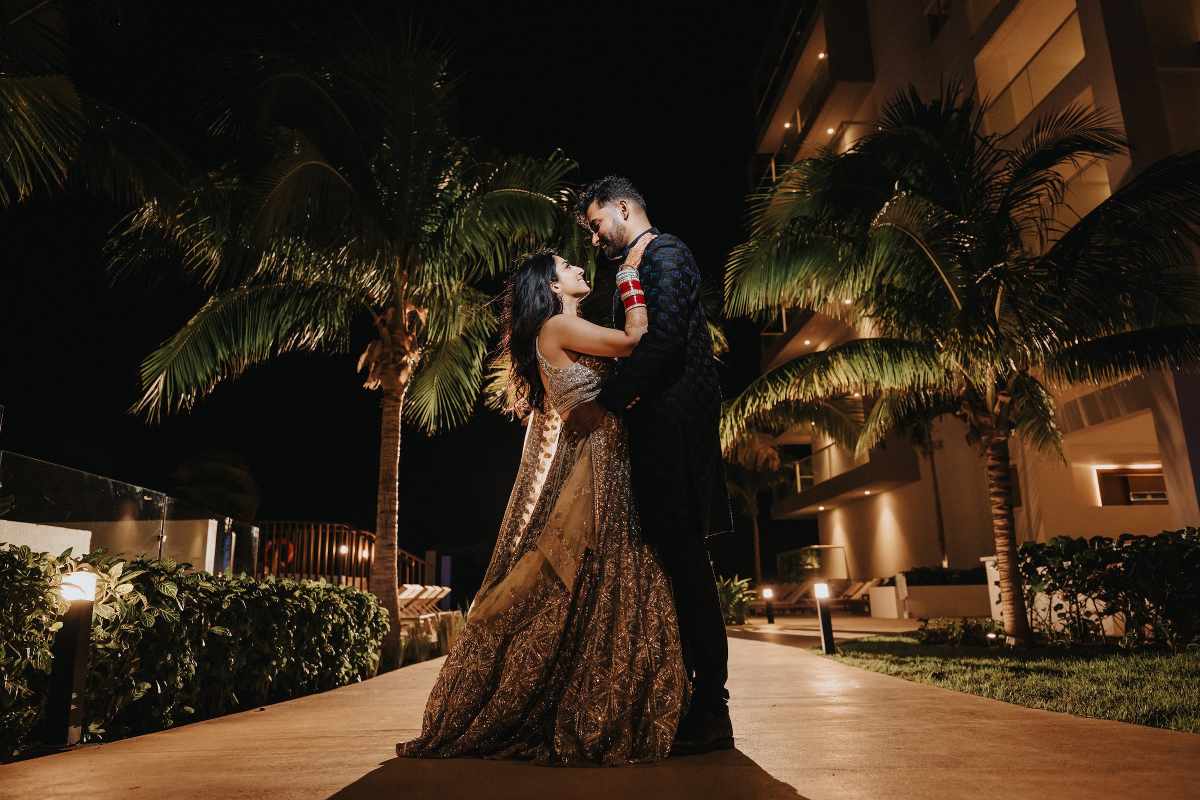 Indian wedding Royalton Splash Riviera Cancun Reception P.taufiq