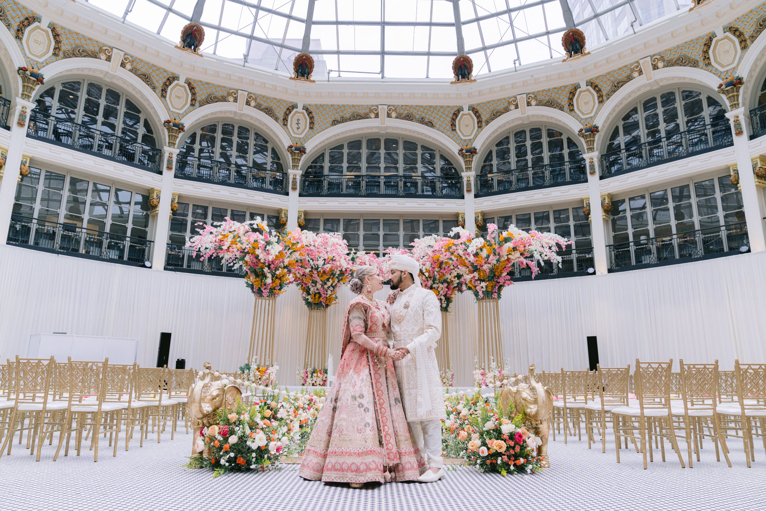 Luxury wedding decor by B3 Event Designs at Dayton Arcade OH USA – Captured by P. Taufiq Photography 7
