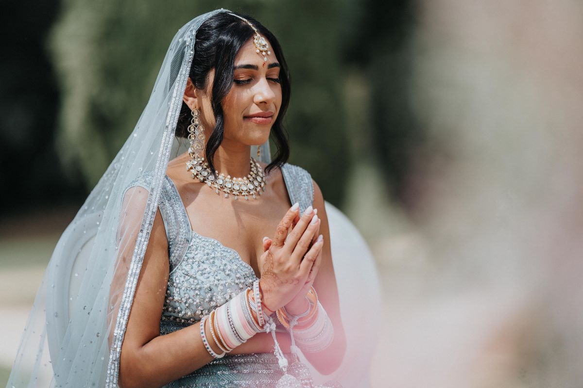 Ptaufiq Indian Destination Wedding Castell de Sant Marcal Barcelona Spain Serena and Manav Ceremony 14