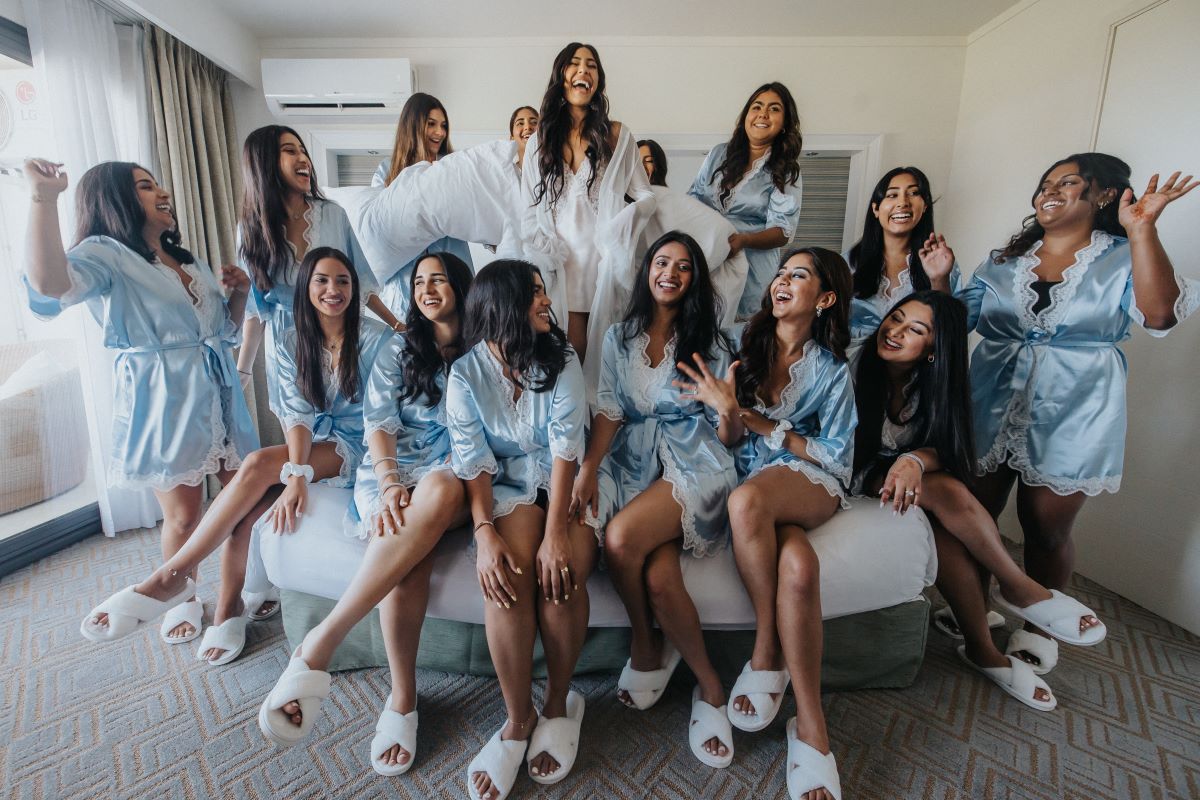 Ptaufiq Indian Destination Wedding Castell de Sant Marcal Barcelona Spain Serena and Manav Getting Ready 14