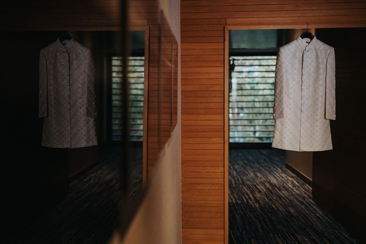 Ptaufiq Indian Destination Wedding Castell de Sant Marcal Barcelona Spain Serena and Manav Getting Ready 3