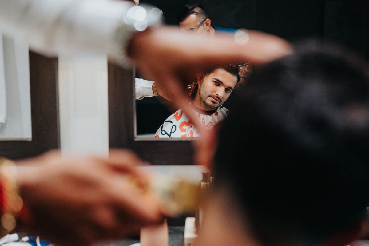 Ptaufiq Indian Destination Wedding Castell de Sant Marcal Barcelona Spain Serena and Manav Getting Ready 4