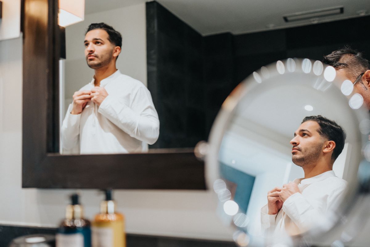 Ptaufiq Indian Destination Wedding Castell de Sant Marcal Barcelona Spain Serena and Manav Getting Ready 7