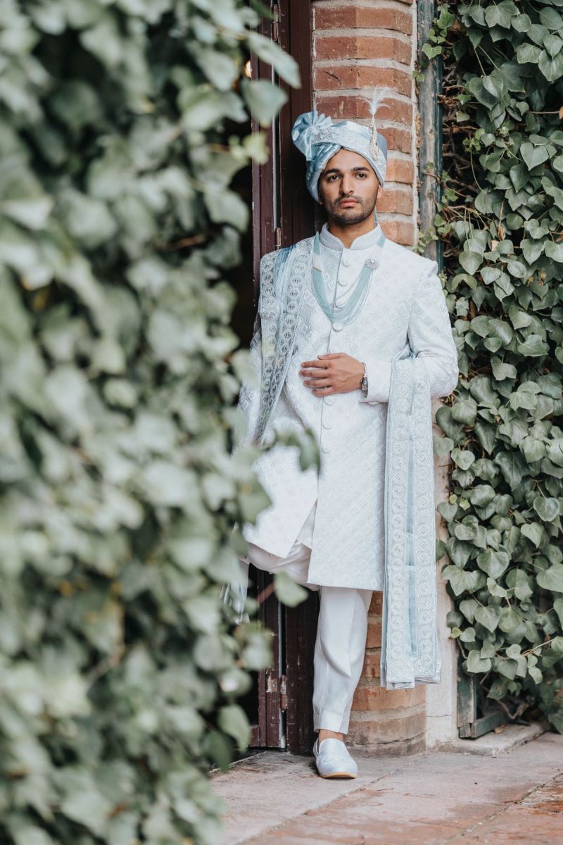 Ptaufiq Indian Destination Wedding Castell de Sant Marcal Barcelona Spain Serena and Manav Getting Ready 8