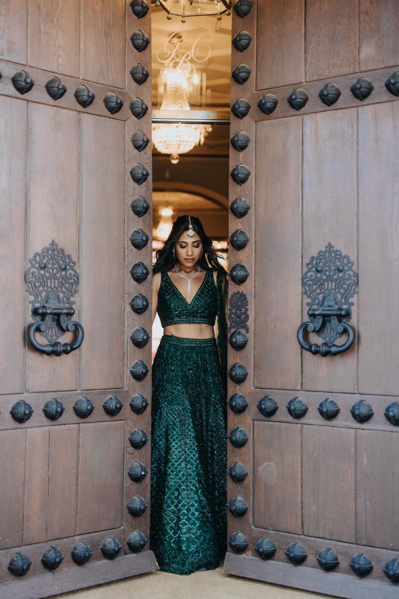 Ptaufiq Indian Destination Wedding Castell de Sant Marcal Barcelona Spain Serena and Manav Sangeet 7