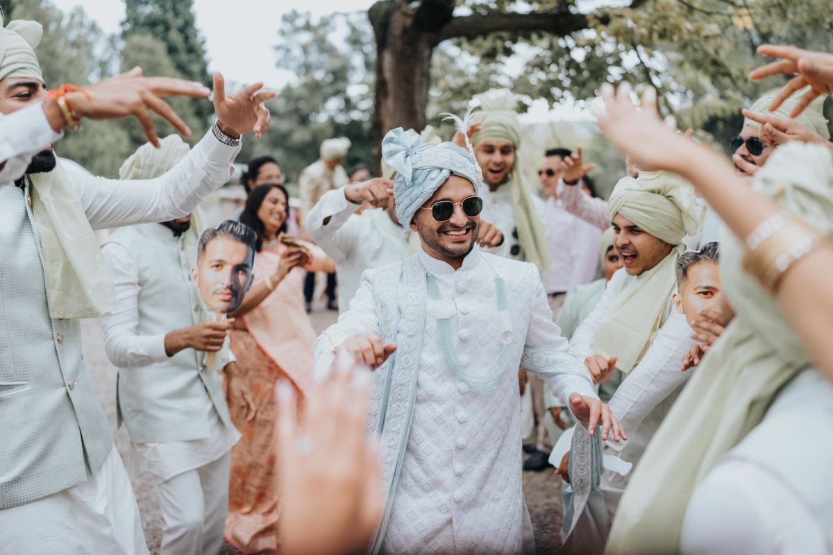 Ptaufiq Indian Destination Wedding Castell de Sant Marcal Barcelona Spain Serena and Manav Wedding Ceremony 5