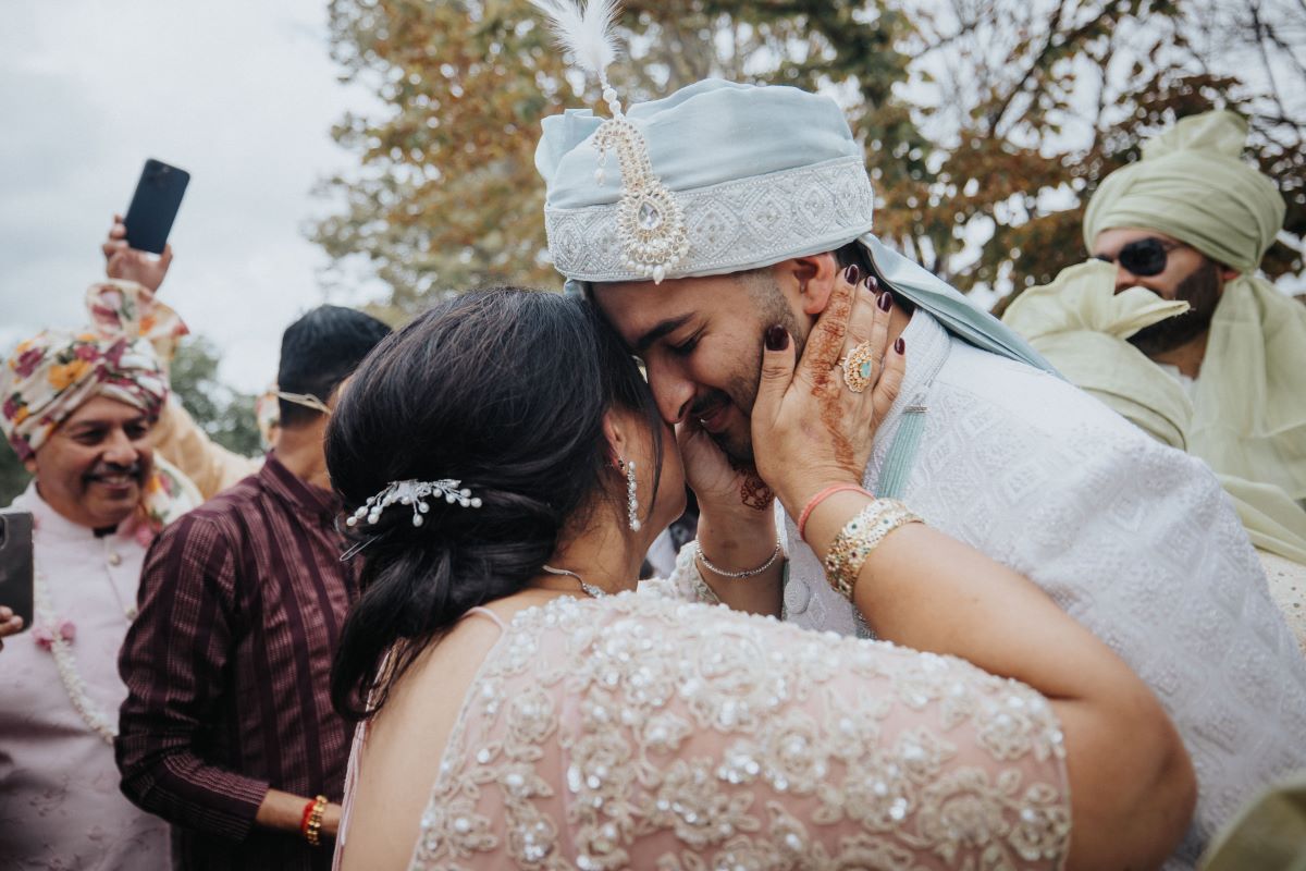 Ptaufiq Indian Destination Wedding Castell de Sant Marcal Barcelona Spain Serena and Manav Welcome Baraat 6