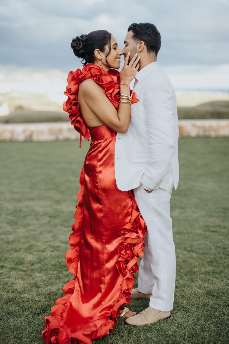 Ptaufiq Indian Destination Wedding Castell de Sant Marcal Barcelona Spain Serena and Manav Welcome Dinner 4