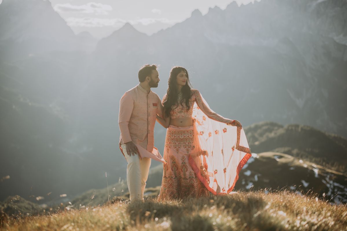 Ptaufiq Indian Wedding Engagement Shoot Dolomites Italy 15