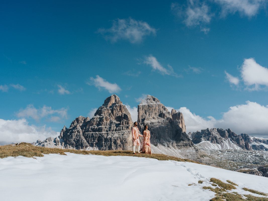Ptaufiq Indian Wedding Engagement Shoot Dolomites Italy 5