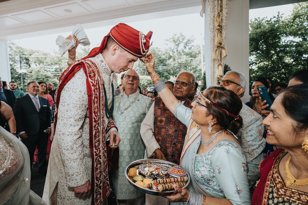 Rockleigh New Jersey Indian Fusion Wedding Ptaufiq Photography Baraat 1
