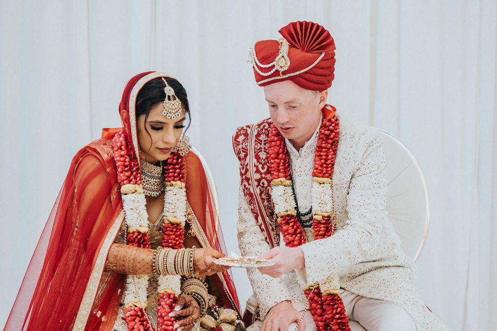 Rockleigh New Jersey Indian Fusion Wedding Ptaufiq Photography Ceremony 1