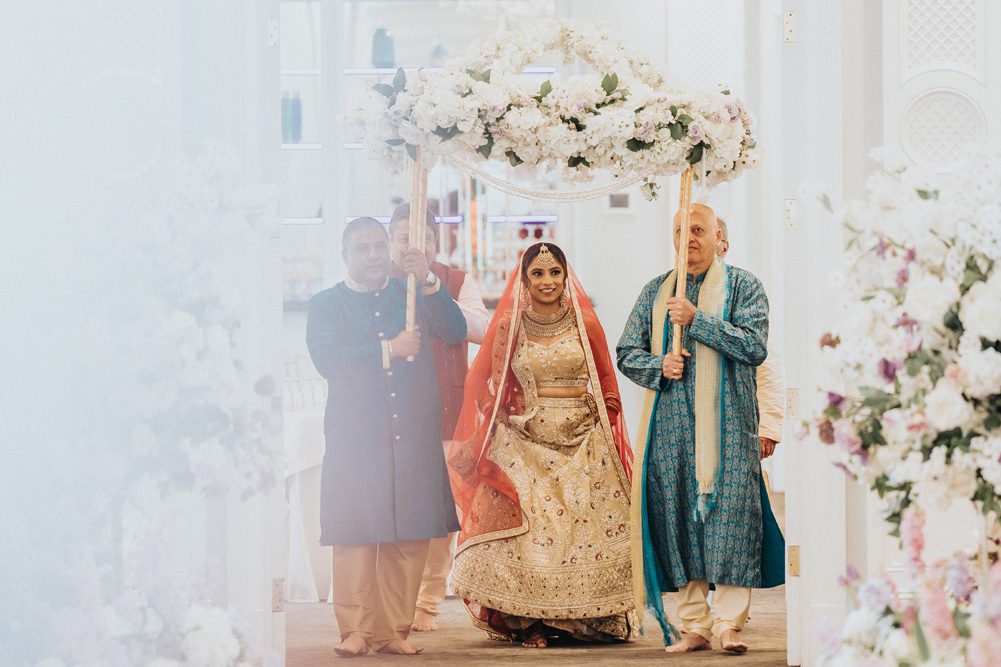 Rockleigh New Jersey Indian Fusion Wedding Ptaufiq Photography Ceremony 4